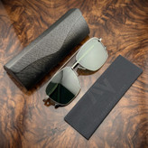 عینک آفتابی مستطیلی مردانه آلبرت وگ مدل JS-8541-C07-P149 Polarized Avantgarde Visionary